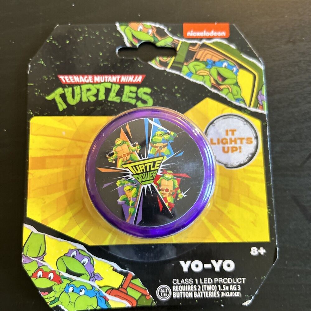 Yo Yo Teenage Mutant Ninja Turtles Light-up Yo-Yo Purple Rare Toys Collectible